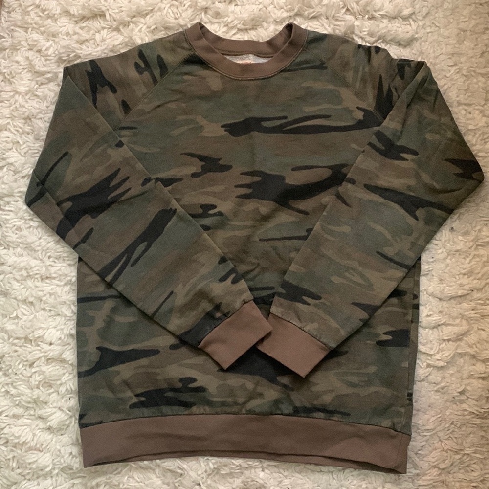Camo Crewneck Sweatshirt
